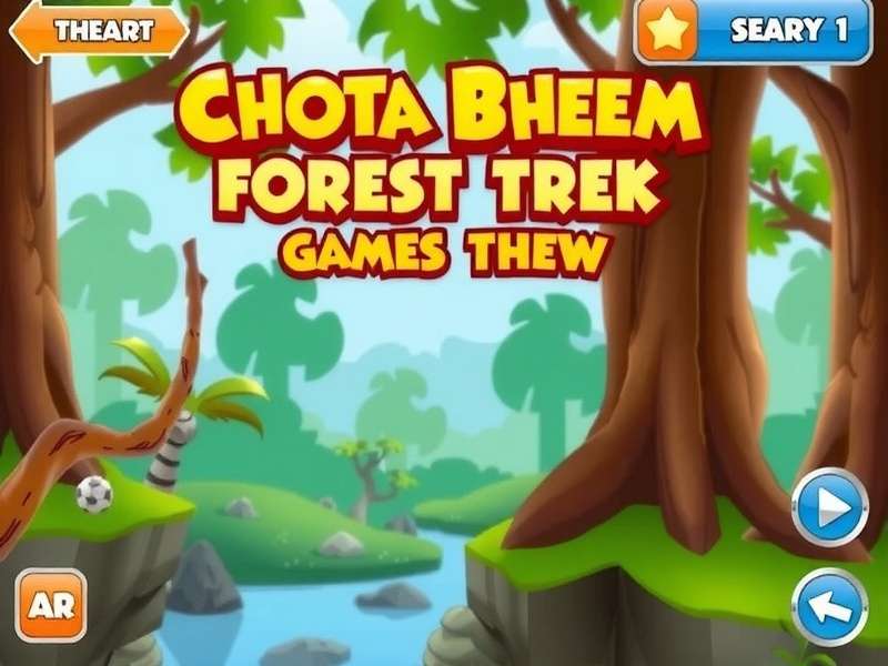 Chhota Bheem Forest Trek In-Game Action Chhota Bheem Forest Trek Gameplay